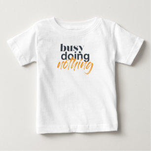 Camiseta De Bebé Diseño urbano moderno y trendy de Busy Doing Nothi