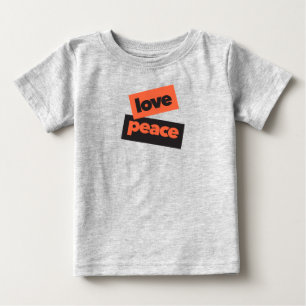 Camiseta De Bebé Diseño vibrante, audaz, simple, urbano de Love Pea
