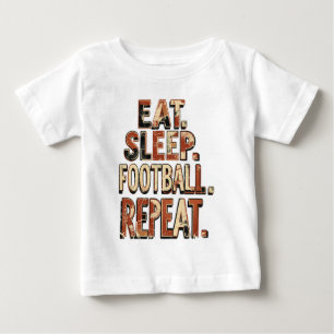 Camiseta De Bebé Diseño Vintage para Fanáticos del Fútbol   Gráfico