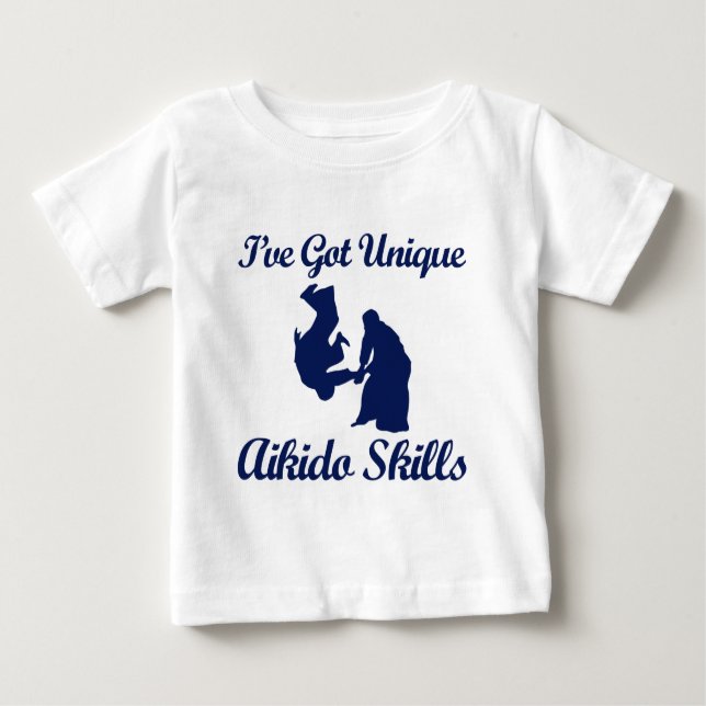 Camiseta De Bebé diseños del arte marcial del aikido (Anverso)