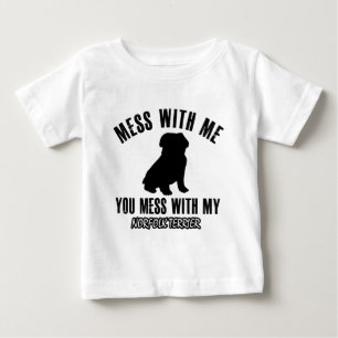 Camiseta De Bebé Diseños del terrier de Norfolk