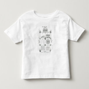 Camiseta De Bebé Diseños para un jardín seccionado, 'del nuevo Or