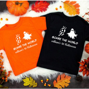 Camiseta De Bebé Disfraces 1.ª Calabaza de Halloween Bebé divertido