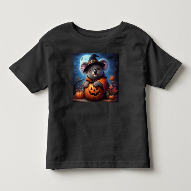 Camiseta De Bebé Disfraz de Halloween de Koala (Anverso)