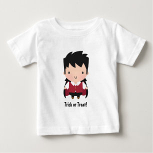 Camiseta De Bebé Disfraz de Halloween de Niño Vampiro Lindo