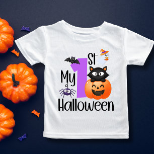 Camiseta De Bebé Disfraz Divertido Regalo Traje Mono Mi 1er Hallowe