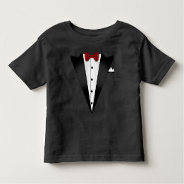 Camiseta De Bebé Disfraz falso de Tuxedo
