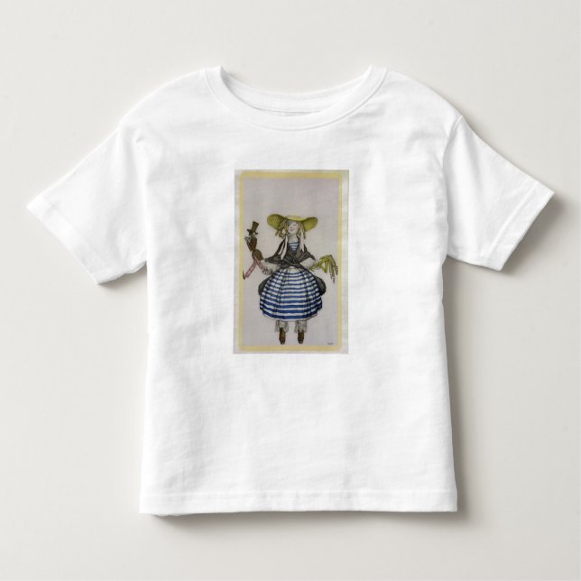 Camiseta De Bebé Disfraz para el Chica marioneta, de La Boutique Fa (Anverso)