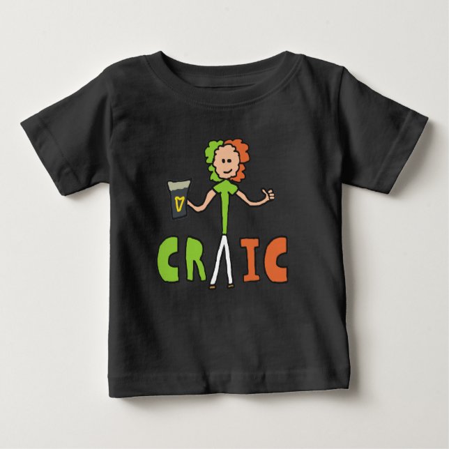 Camiseta De Bebé Disfruta Del Craic (Anverso)