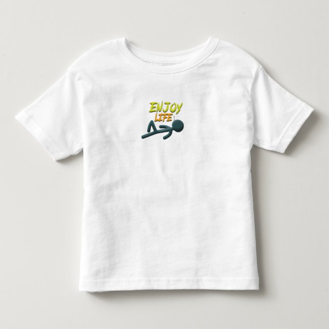 Camiseta De Bebé Disfrutar de la vida (Anverso)