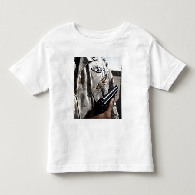 Camiseta De Bebé Dispositivo de guerra de la fuerza marina de flota (Anverso)