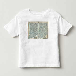 Camiseta De Bebé Distritos judiciales Indiana de los distritos