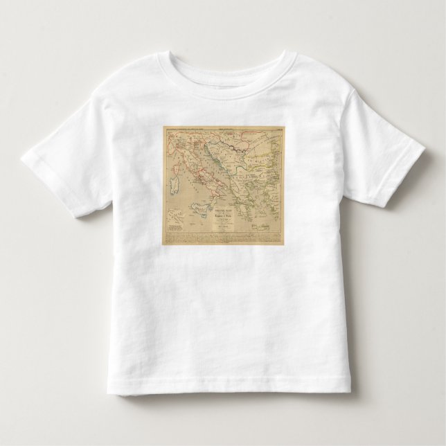 Camiseta De Bebé d'Italie 774 del imperio Grec y de Royaume 900 (Anverso)