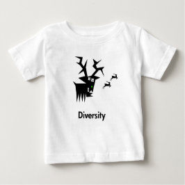 Camiseta De Bebé Diversidad de venados
