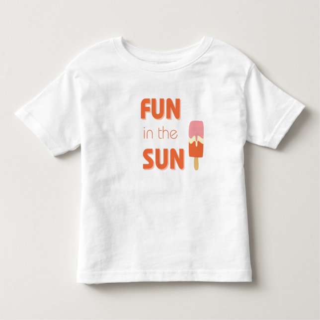 Camiseta De Bebé diversión bajo el sol Toddler T-Shirt (Anverso)