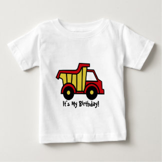 Camiseta De Bebé Diversión de construcción/ Camión volcado
