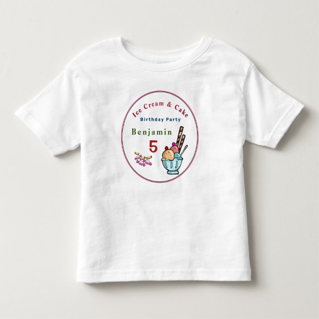 Camiseta De Bebé Diversión de fiesta de cumpleaños infantil (Anverso)