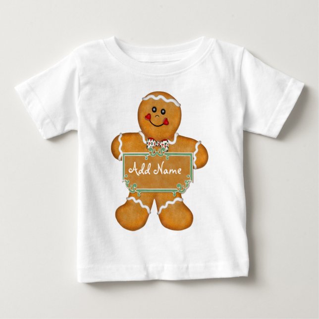 Camiseta De Bebé Diversión de Gingerbread (Anverso)