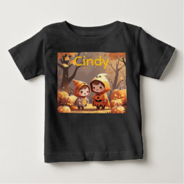 Camiseta De Bebé Diversión de otoño con un amigo