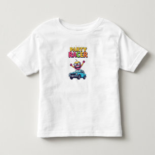 Camiseta De Bebé 🚗 Diversión de paseo de dibujos animados para el 