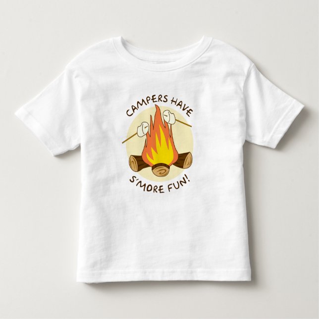 Camiseta De Bebé Diversión de S'more (Anverso)