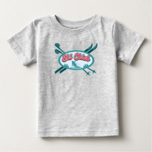 Camiseta De Bebé Diversión de snowboarding para chicas de esquí Nov