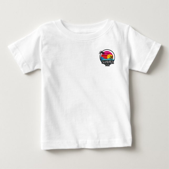 Camiseta De Bebé Diversión de verano (Anverso)