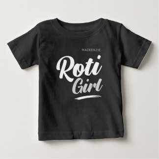 Camiseta De Bebé Divertida CHICA DE ROTI Oscura