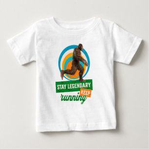 Camiseta De Bebé Divertida Motivación para Correr de Bigfoot