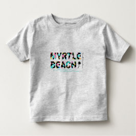 Camiseta De Bebé Divertida playa Myrtle, SC de verano recortado grá
