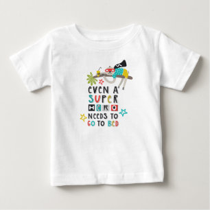 Camiseta De Bebé Divertida Sloth Hasta Un Super Héroe Necesita Ir A