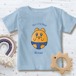 Camiseta De Bebé Divertido animal Personalizado divertido azul mode