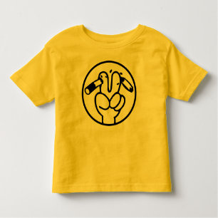 Camiseta De Bebé Divertido anti tabaco ⚠ Rótulo tailandés ⚠