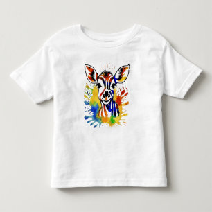 Camiseta De Bebé Divertido antílope colorido de acuarela