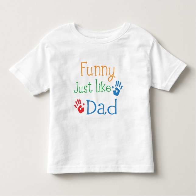 Camiseta De Bebé Divertido apenas como papá (Anverso)