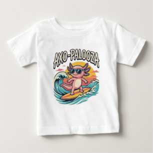 Camiseta De Bebé Divertido Axo-Palooza Concierto de Parodia Alterna