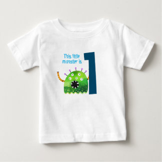 Camiseta De Bebé Divertido colorido mi pequeño monstruo de primer c