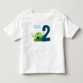 Camiseta De Bebé Divertido colorido mi pequeño monstruo segundo cum