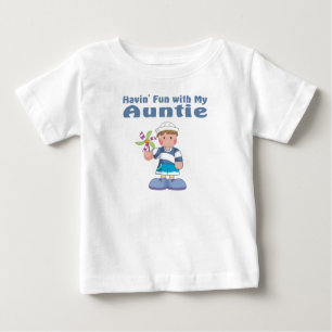 Camiseta De Bebé Divertido con la tía