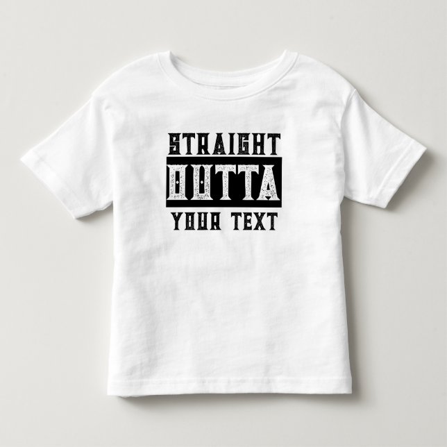 Camiseta De Bebé Divertido 'Directamente Fuera de tu texto' (Anverso)