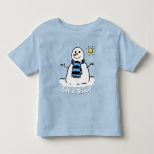 Camiseta De Bebé ¡Divertido hombre de nieve con mensaje!
