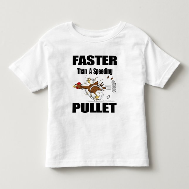 Camiseta De Bebé Divertido ilustracion de pollo fresco y personaliz (Anverso)