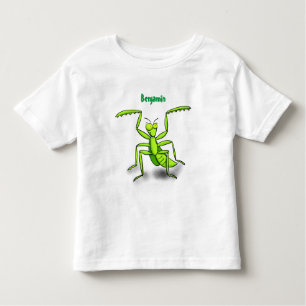 Camiseta De Bebé Divertido ilustracion personalizado de mantis de o
