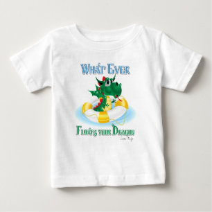 Camiseta De Bebé Divertido lo que te flote tu dragón