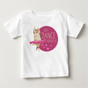 Camiseta De Bebé Divertido mensaje de oveja - Solamente baile acerc