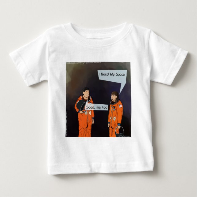 Camiseta De Bebé Divertido Necesito Mi Espacio (Anverso)