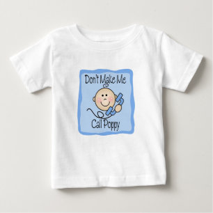 Camiseta De Bebé Divertido no me haga la amapola de la llamada