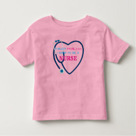 Camiseta De Bebé Divertido "Olvídate de la princesa, quiero ser enf