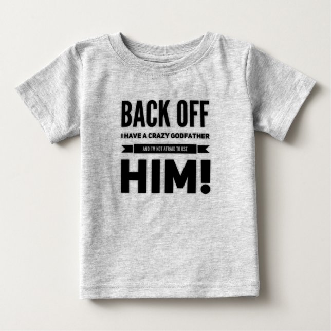 Camiseta De Bebé Divertido padrino dice (Anverso)