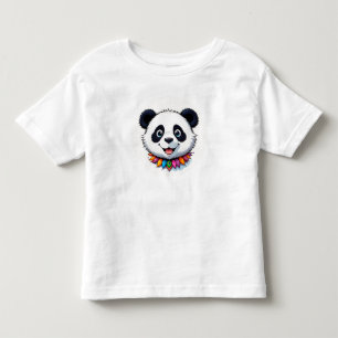 Camiseta De Bebé 🐼 Divertido Panda Hora de Jugar Estilo para Niños